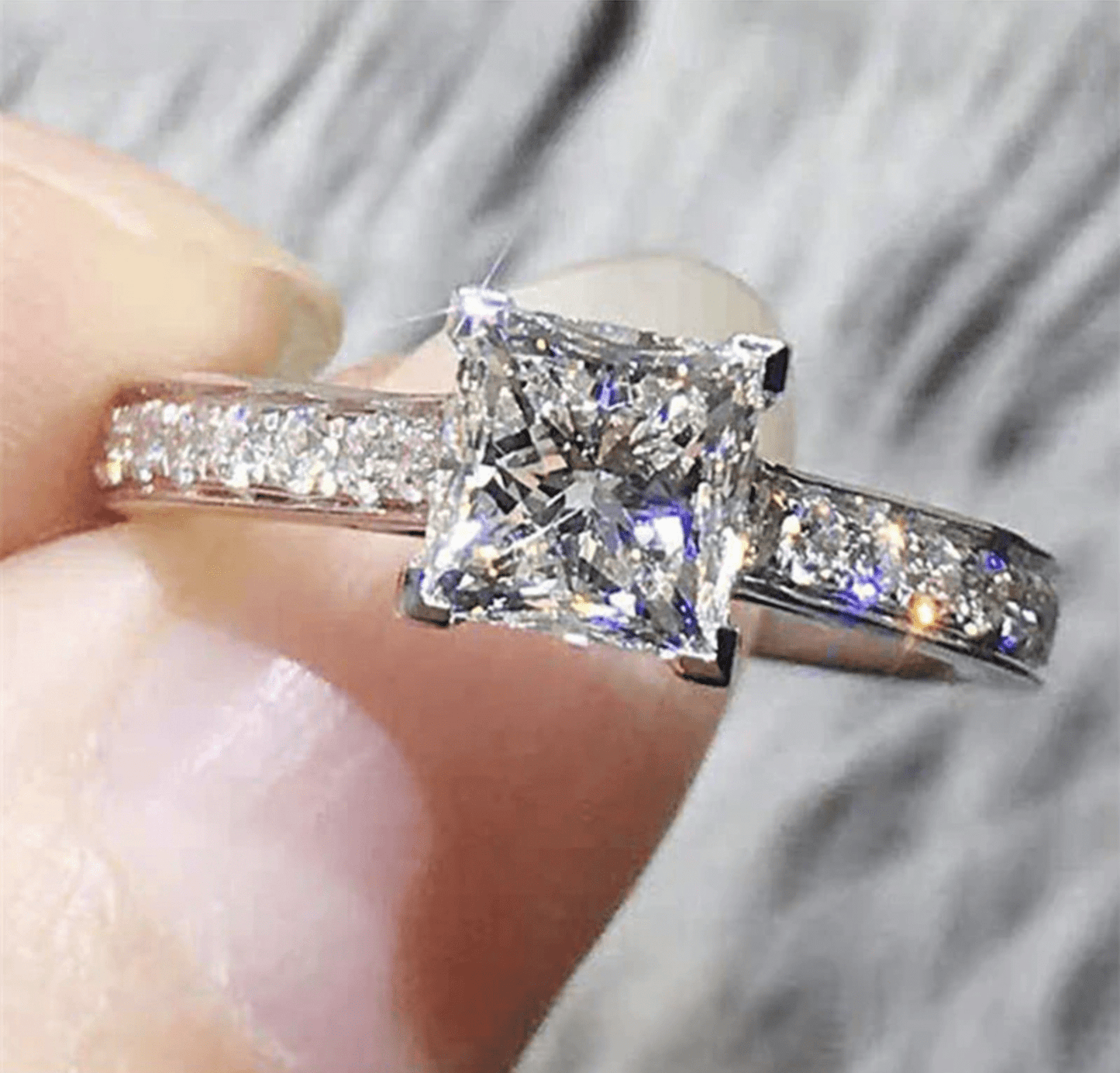 The Aleya Jewelry™ - Simulated Diamond Rings