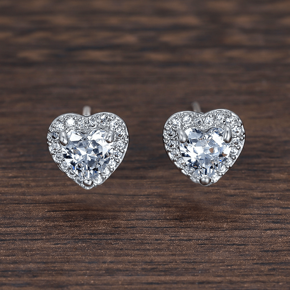 The Evelyn Heart Earrings